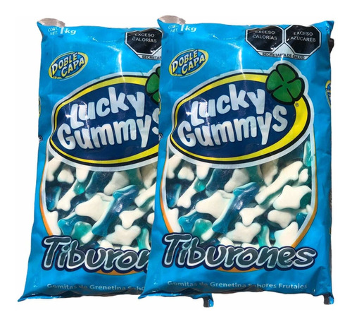 Gomitas Lucky Gummys Tiburones 2 Kg