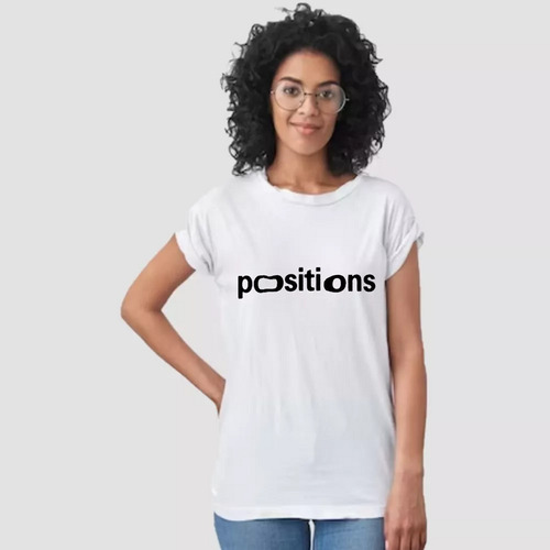 Remera Ariana Grande - Positions - Manga Corta - Ag02 Unisex