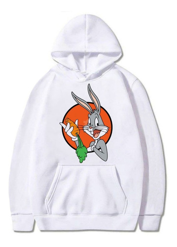 Buzo Buso Con Capota Bugs Bunny Looney Tunes  Rp