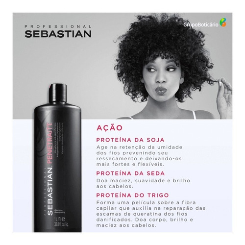 Sebastian Penetraitt Kit Shampoo 1l + Condicionador 1l