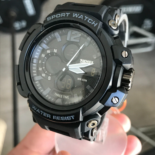 Imagen 6 de 8 de Reloj Deportivo Sumergible Para Hombre Cronometro Skmei