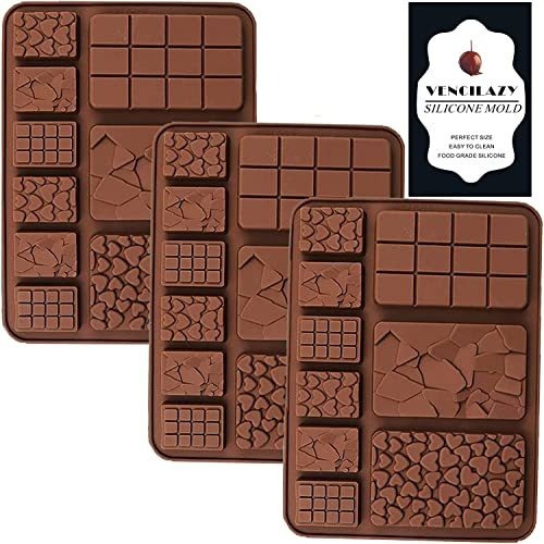 Vencilazy - Molde De De Silicona Para Chocolate, Con Forma D