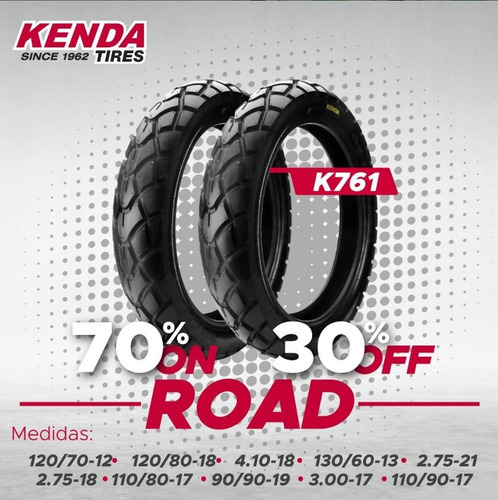 Pneu de dupla finalidade Kenda K761 2.75 21 45p