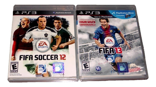 Lote 2 Vj Fifa Soccer 12 Y Fifa 13 Ps3 Físicos Sellados