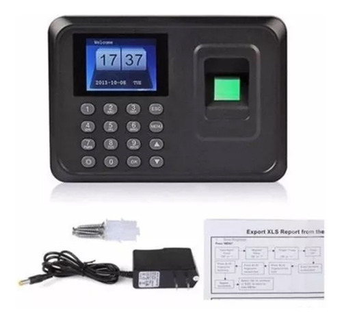 Reloj Biometrico Control Asistencia Con Huella Password W01