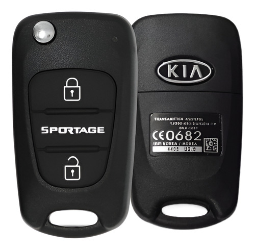 Chave Canivete Capa Carcaça Kia Sportage 10 11 12 13 14 2015