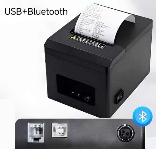 Impresora Térmica Inalambrica Usb + Bluetooth 80mm Autocorte