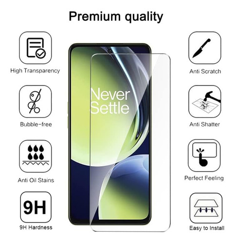 Funda Silicona Tpu Suave Carcasa Para 1+ Nord Ce 3 Lite+mica Transparente Oneplus Nord Ce 3 Lite