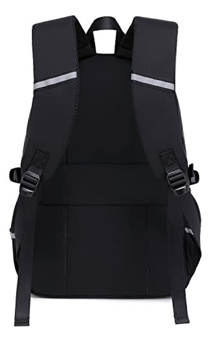 Mochila Abshoo Con Accesorios Escolar Negro