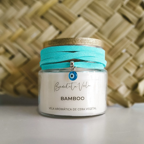 Imagem 3 de 4 de Vela Aromática Aromatizada Perfumada Cera Vegetal - Bamboo
