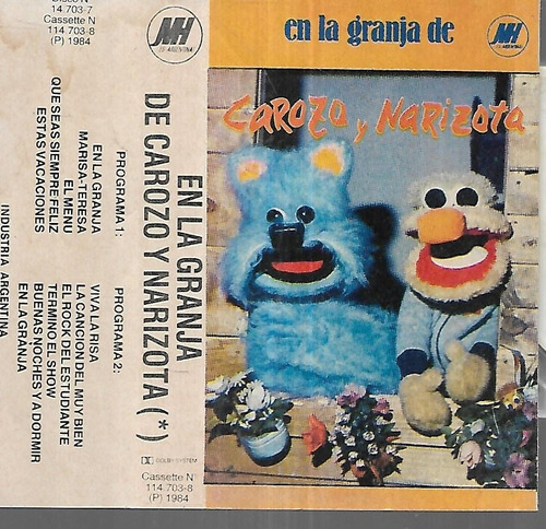 Carozo Y Narizota Album En La Granja De Sello Mh Cassette