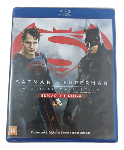 Blu-ray Batman Vs Superman - Original E Lacrado!