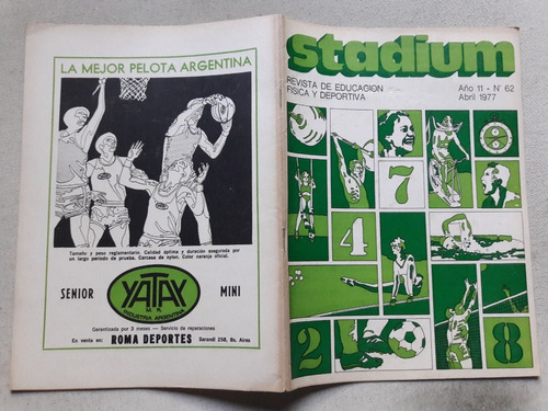 Revista Stadium Nº 62 Abril 1977 - Técnica Deportiva