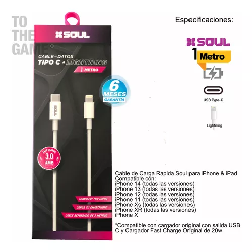 Original Carga Rapida USB-C De 20W Cargador Para iPhone 11 12 13 14 Pro Max  XS