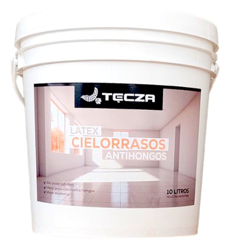 Latex Para Cielorrasos Blanco Mate 10 Litros 