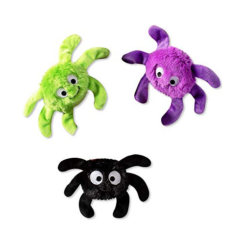 Fringe Studio Mini Dog Toy Set, Creepy Crawly Spiders, Juego