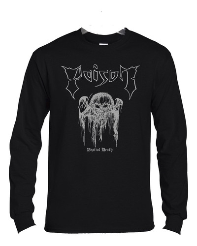 Polera Ml Poison Bestial Death Rock Abominatron