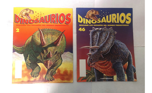 Revistas De Dinosaurios Planeta De Agostini Lote De 2 #2 #46