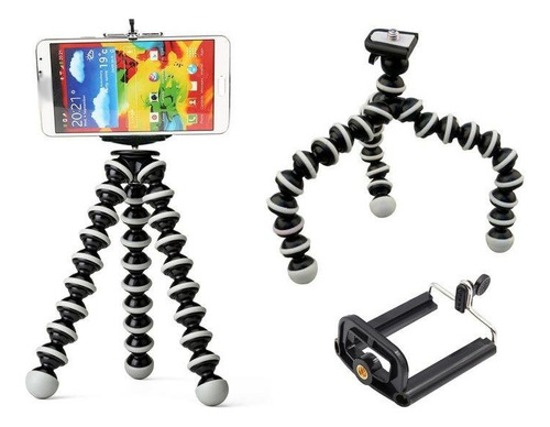 Trípode Pulpo Flexible Para Celular Y Cámara Soporte 360°