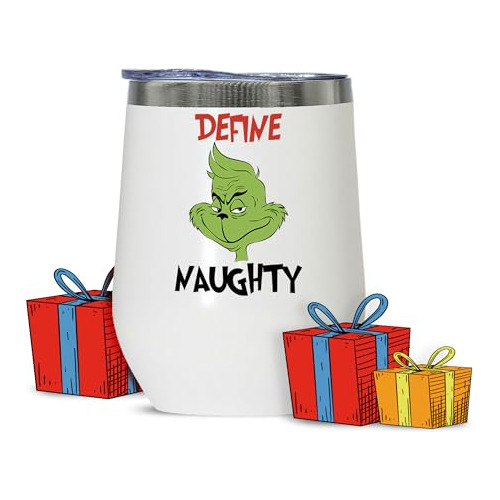 Moderna Elegancia Grinch Tumbler De Acero Inoxidable 9y9bq