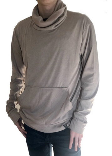 Polera De Jersey Hombre - Gris / Beige - B A Jeans