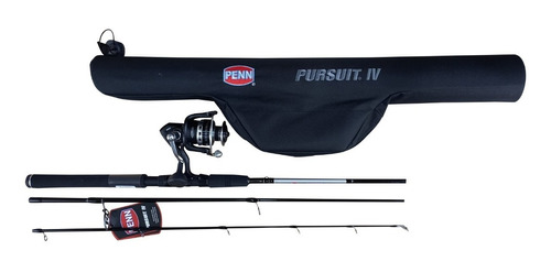 Combo Pesca Penn Pursuit Iv Travel 4000 Spinning 5 Balineras