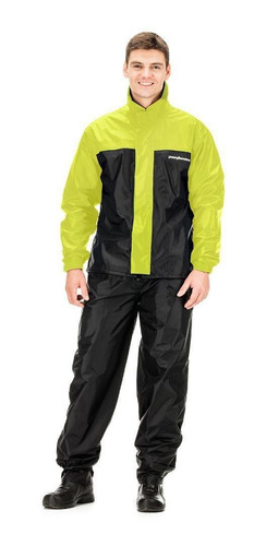 Imagem 1 de 6 de Capa Chuva Nylon Pantaneiro Moto Luxo Forro Ventilação Cores