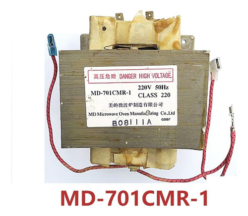 Transformador De Horno Microondas Midea Original Md-701cmr-1