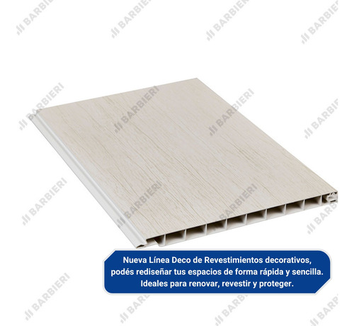 Cielorraso Pvc Machimbre Revestimiento Cipres Placa X 4 Mts