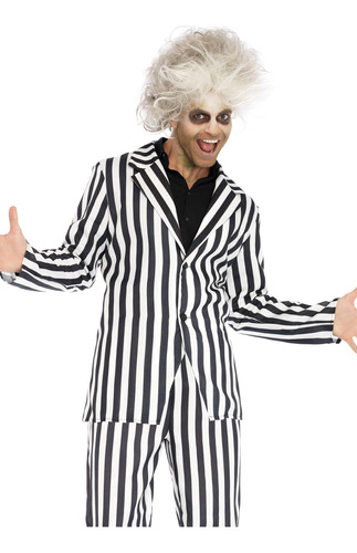 Disfraz Talla S Para Hombre De Beetlejuice Halloween