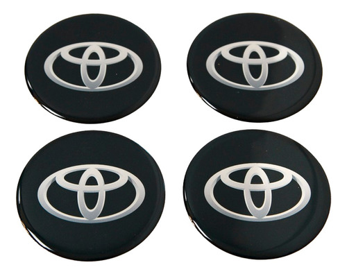 Adesivos Emblema Resinado Roda Toyota 70mm Cl5 Fk