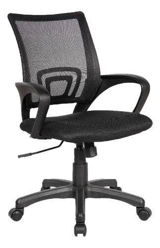 Imagen 1 de 7 de Silla Ejecutiva De Oficina Libertad Baja Color Negro