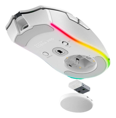 Mouse Razer Cobra Pro Rgb White, 30.000 Dpi