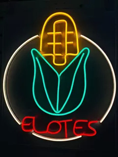 Letrero Led Neon En Acrilico De 3 Mm 40*36cm Elotes