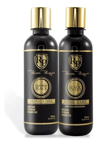 Kit Home Care Robson Peluquero - Matizador Black Rp Home Car