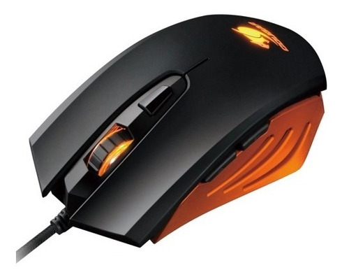 Mouse Gaming Alámbrico Cougar® 200m, Sensor Óptico, 2000dpi Color Naranja