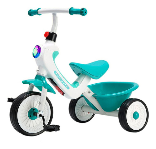 Triciclo Para Niños Luz Y Sonido Futurista Lee 301 Color Verde