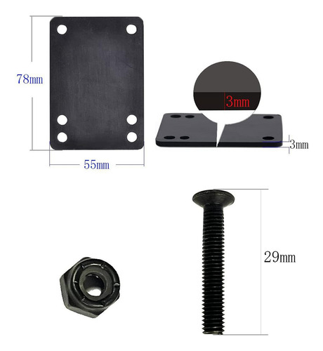 Skateboard Wheels Set Skateboard Hardware Set For Skateboard
