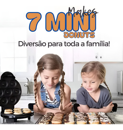 Máquina Para Fazer Donuts Profissional Caseiro Confeitaria Cor Sortido 110