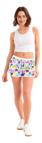 Short De Playa Con Bolsas Para Mujer Secado Rápido