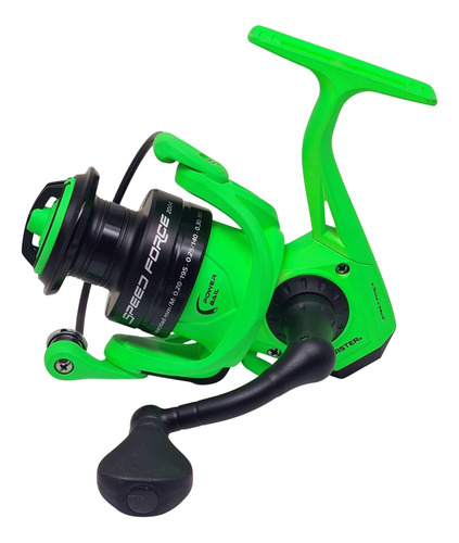 Imagen 2 de 5 de Reel Frontal Caster Speed Force 2004 Derecho/izquierdo Color Verde/negro