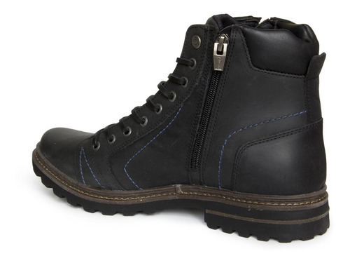 Imagem 4 de 7 de Bota Masculina Freeway Absolut Couro Legítimo - Preto