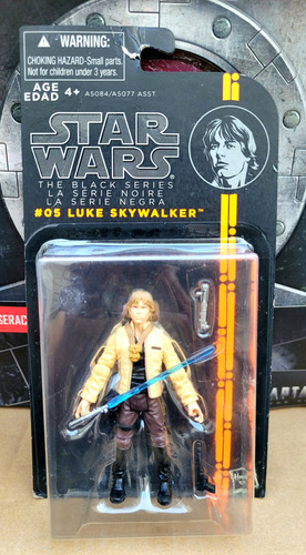 Luke Skywalker Yavin Black Series 3.75 Star Wars Vintage Jed (Usado)
