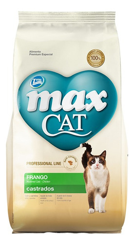 Max Cat Adultos Castrados 3kg