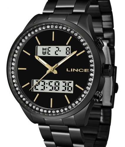 Relogio Lince Feminino Anadigi Lan4591l P1px Preto