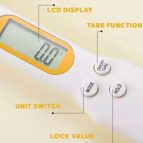 Cuchara Báscula Gramera Medidora Digital Lcd Cocina 500g