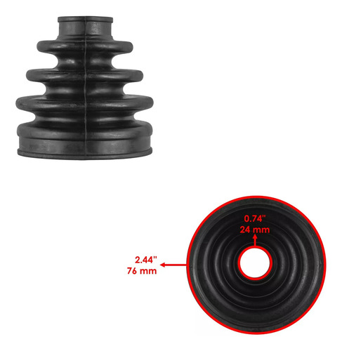 Kit Botas Cubrepolvo Polaris Rzr Xp Turbo / Rzr Xp 4 Turbo