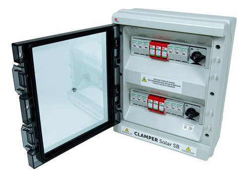 String Box Solar Clamper - 6 Entradas 2 Saídas 1000v 18ka