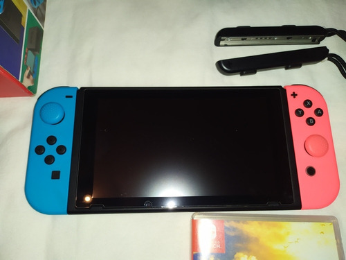 Nintendo Switch Neon 32 Gb+estuche+zelda Botw + Acc Original