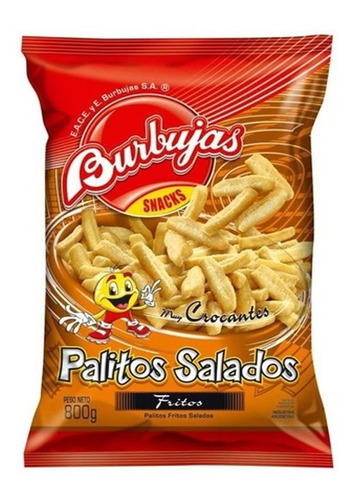 Imagen 1 de 5 de Snack Palitos Salados Bolson 800gr - Oferta La Golosineria